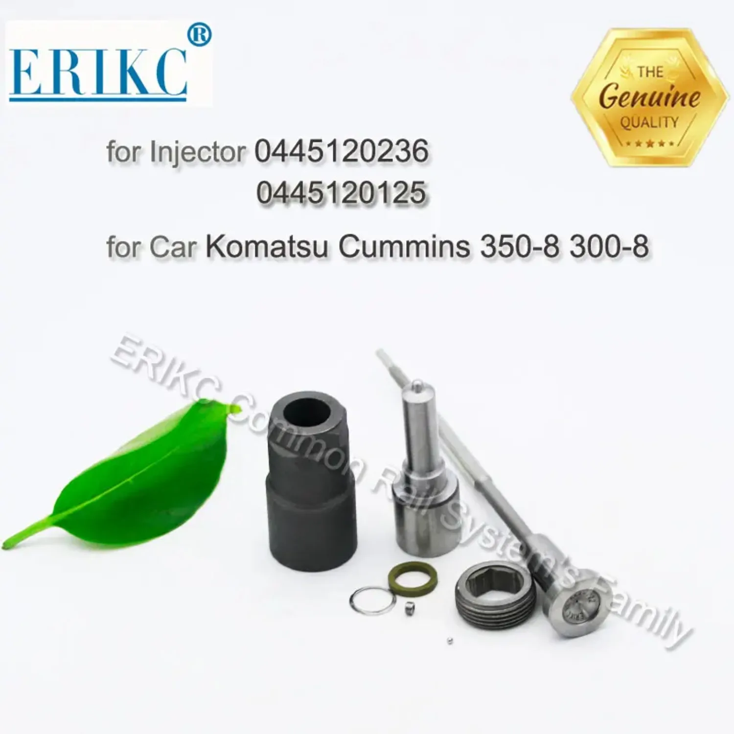 

Комплект для ремонта инжектора двигателя 0445120236 125 6745-11-3102, наконечник сопла DLLA118P2203, клапан f00rj0008 для Komatsu Cummins 350-8 300-8