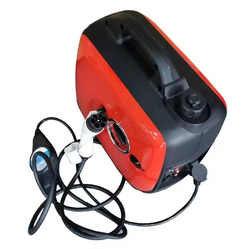 Emergency Extended Range Uk Plug Portable Electronic Charging Station for 120V 220V Mini Mobile EV Charger