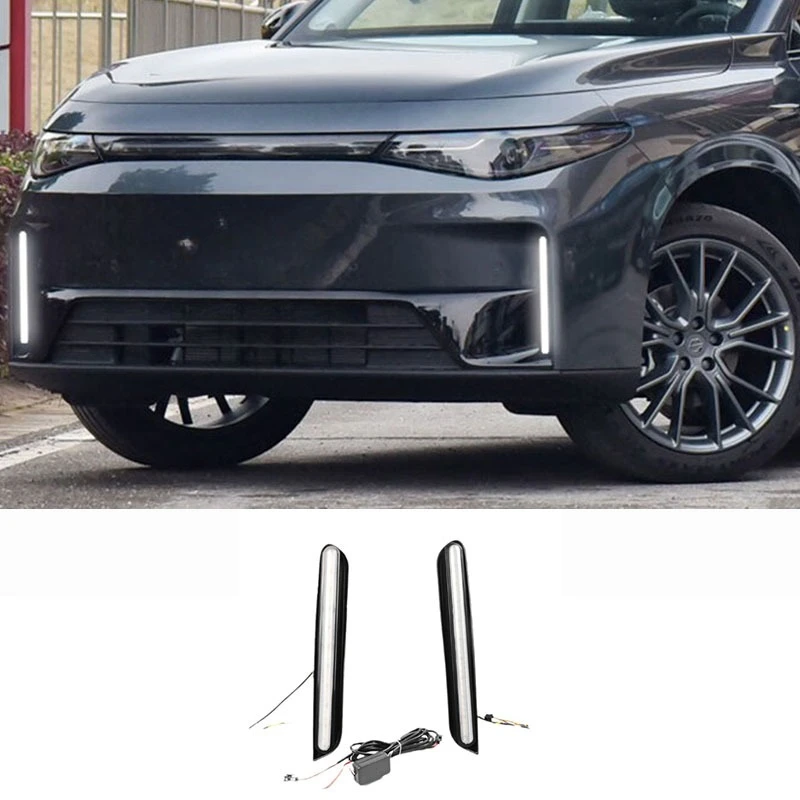 

Daytime Running Light Front Fog Lamp Led Flowing Turn Signal For Leapmotor C10 C16 2024 2025 Modification Accessories