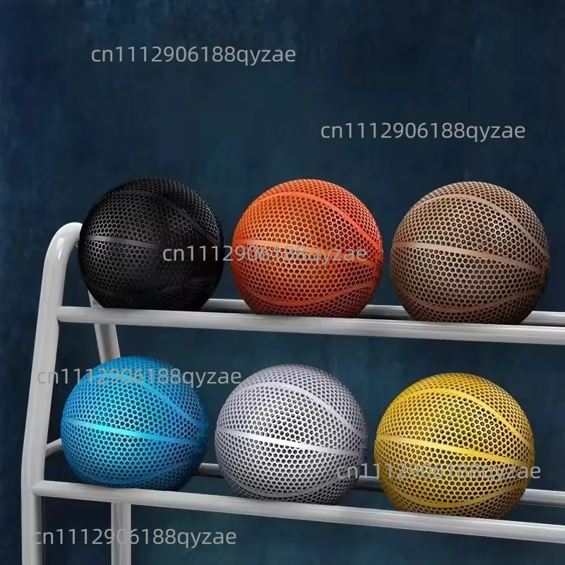 Airless 3D Printed Basketball PLA-HR 1.75mm, Multi-Size Noise Reduction Ball for Kids Birthday Gift