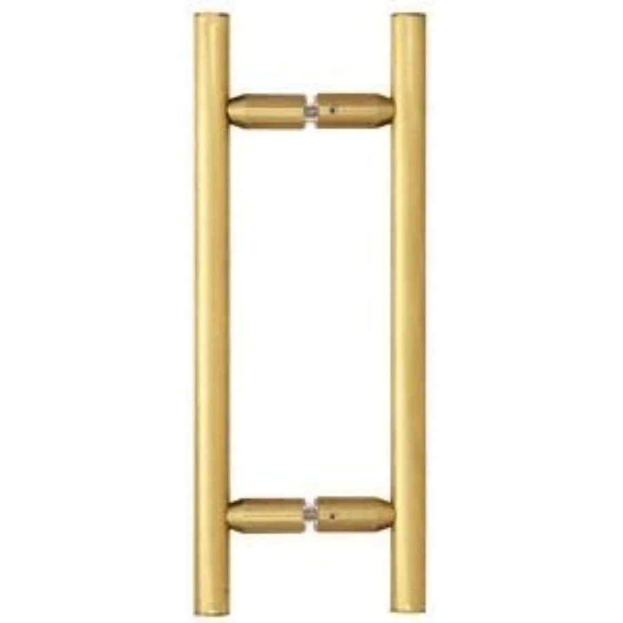 Satin Brass 8 Ladder Style Back-to-Back Pull Handles