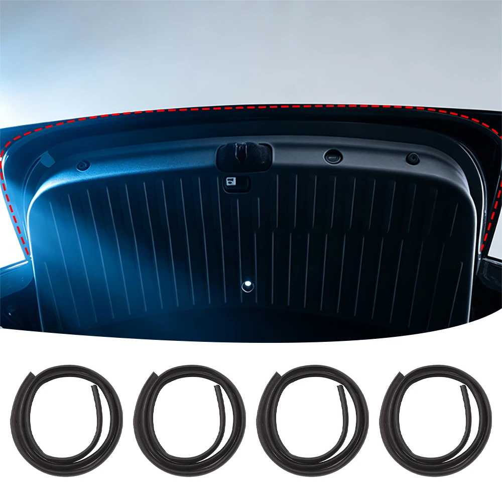 for Tesla MODEL Y Juniper MODEL YL 6-Seater Car Door Seal Kit Soundproof Rubber Weather Strip Wind Noise Reduction Kit