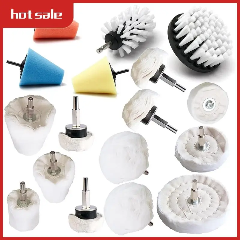 

Polishing Pad Buffing Wheel Kit 17Pack, Wheel Polishing Kit For Metal Aluminum Stainless Steel Chrome Wood Plastic Etc