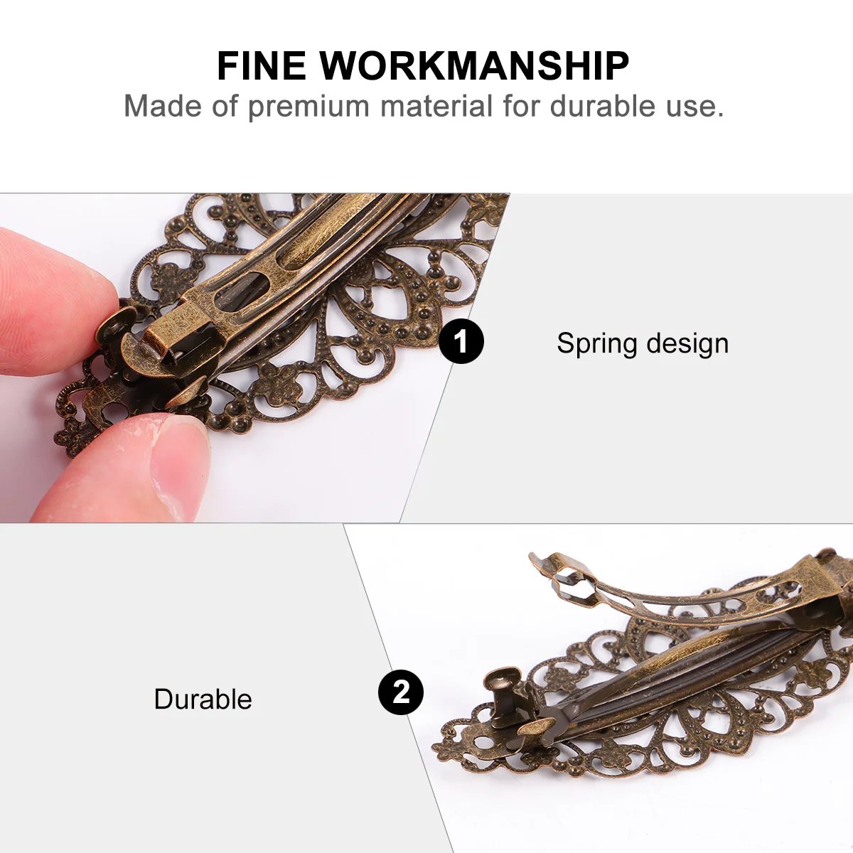 

6pcs Vintage Hair Pin Barrettes For Women Girls Ladies Wedding Party Hair Accessories European Style Hairstyle Tool