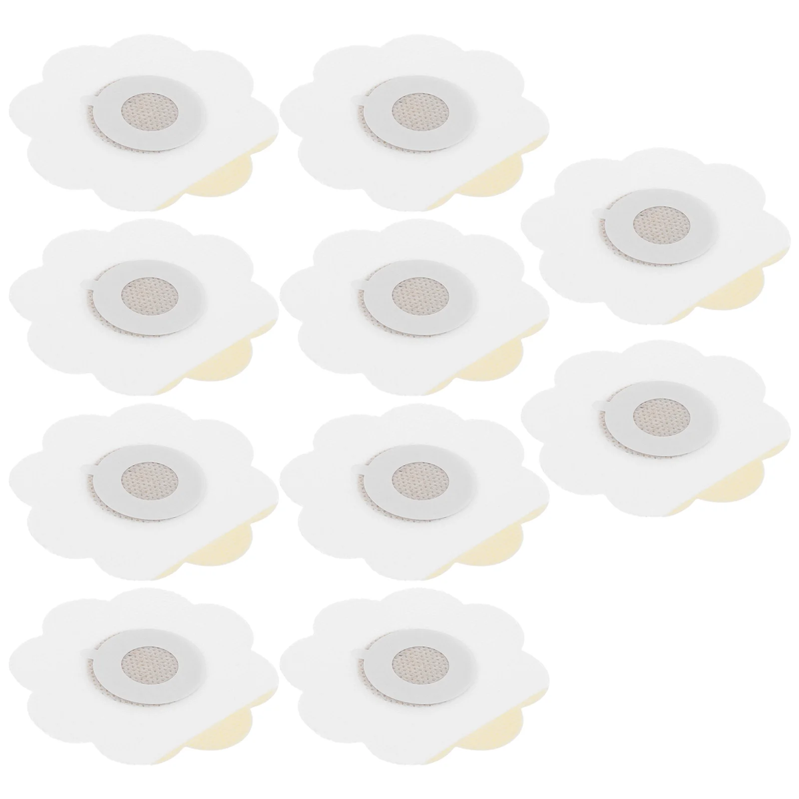 

10Pcs Portable Moxibustion Blank Patches Double-Sided Adhesive Stickers Heat Insulation Paste for Moxibustion Apparatus Fixing