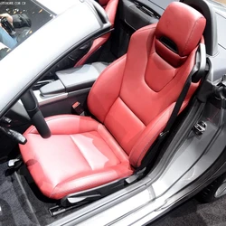For Mercedes Benz SLK R172 Roadster 2011 2012 2013 2014 2015 2016 Vegan Nappa Leather Custom Car Seat Covers Set Accessories
