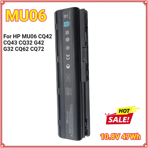 MU06 Battery for HP Spare 593553-001 Compaq Presario CQ32 CQ43 CQ42 Pavilion DM4 G4 G6 G7 DV3-4000 DV5-2000 DV7-6000 DV6-3000