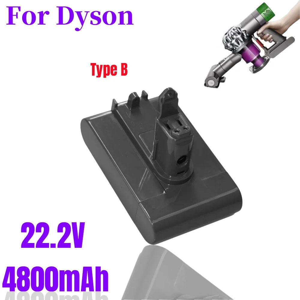 

Литий-ионный аккумулятор Dyson для пылесоса Dyson, 2024 в, 22,2 мАч, подходит для Dyson DC35, DC45, DC31, DC34, DC44, DC31 Animal, DC35 Animal, 4800