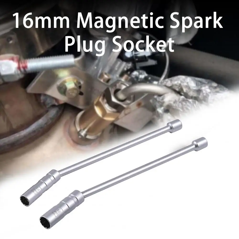 Magnetic Swivel Spark Plug Socket Extension Corrosion-Resistant Sturdy Easy Install Spark Plug Socket