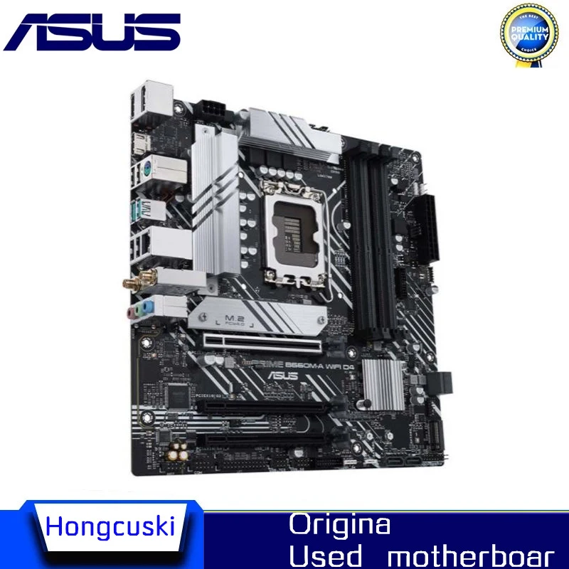 Used For ASUS PRIME B660M-A WIFI D4 LGA 1700 DDR4 Motherboard B660M B660 Supports CPU i5 10400f i3 12100f 12400f