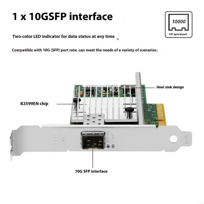 خوادم 10 جيجابت في الثانية محولات شبكات PCIE التي تتميز SFP+ Port Port Networking Solution Y3ND