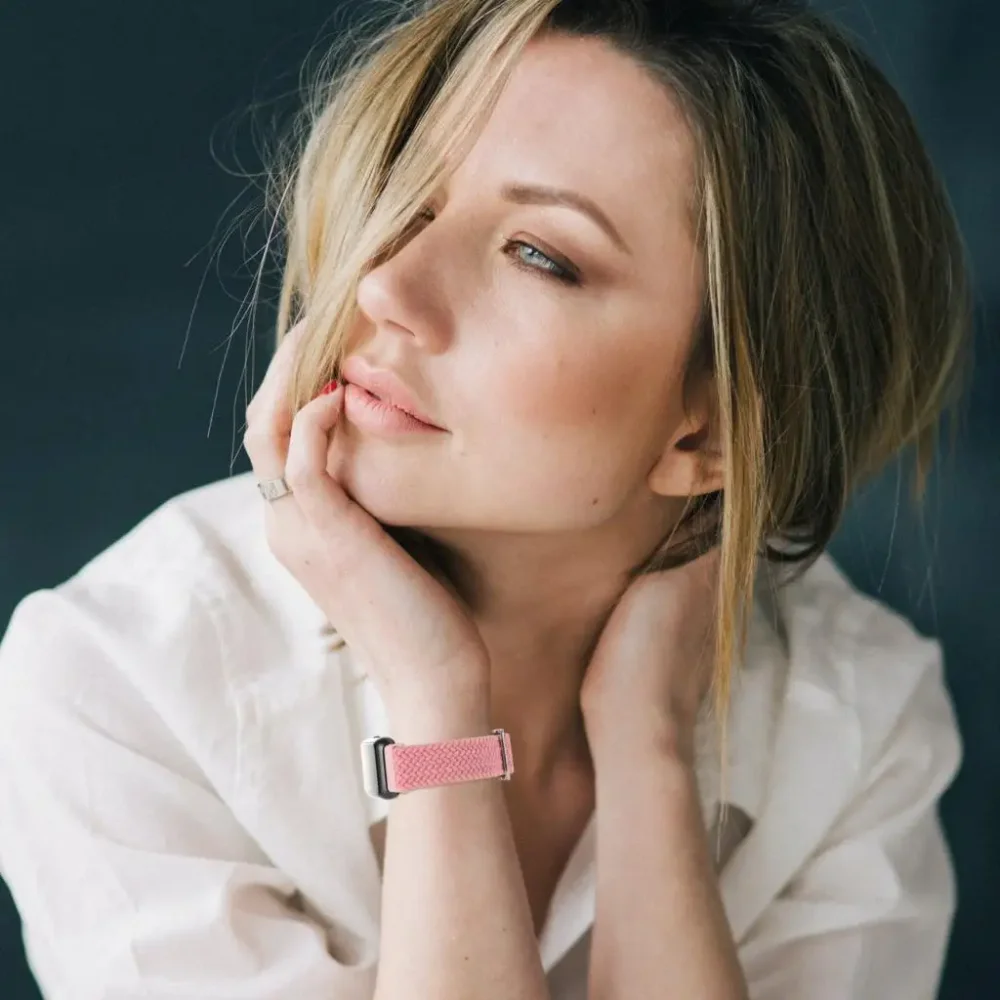 النايلون مطاطا حلقة الفرقة لهواوي الفرقة 10/9/8 قابل للتعديل مضفر لينة سوار معصمه Correa هواوي الفرقة 7 اكسسوارات حزام