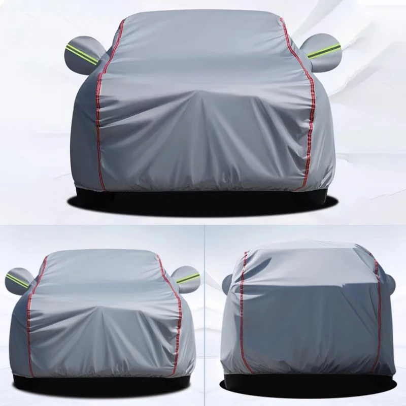 Car Thickened Waterproof Windproof Rainproof Sunproof Heat-insulating SUV Off-road Car Cover Fit for JETOUR Traveler T2 2024