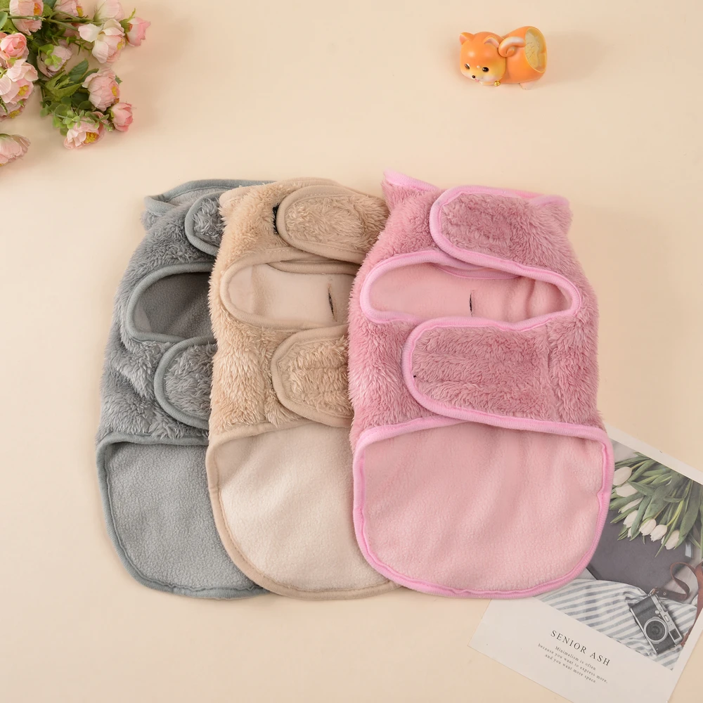 Winter Warm Pet Dog Coat For Small Big Dogs Cats Puppy Reversible Padded Clothes Soft Fleece Dog Jacket Golden Retriever Outfits
