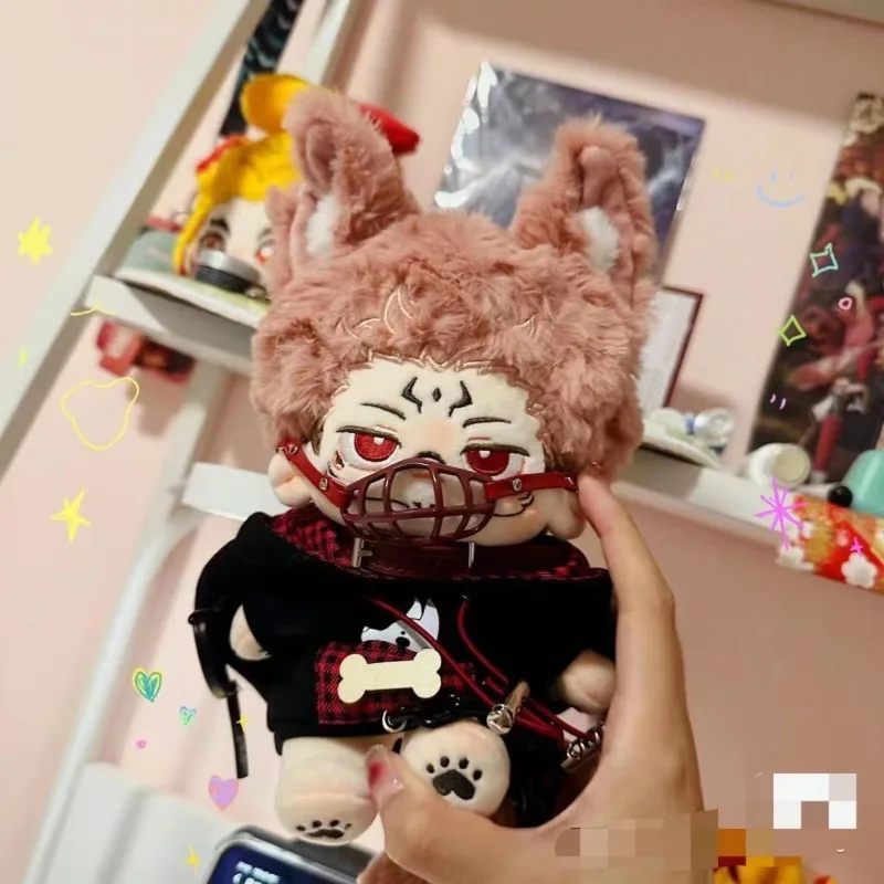 

Jujutsu Kaisen Ryomen Sukuna 20cm Cotton Doll with Magnetic Tail Anime Peripheral Itadori Yuji Plush Doll Bedroom Ornament Gift