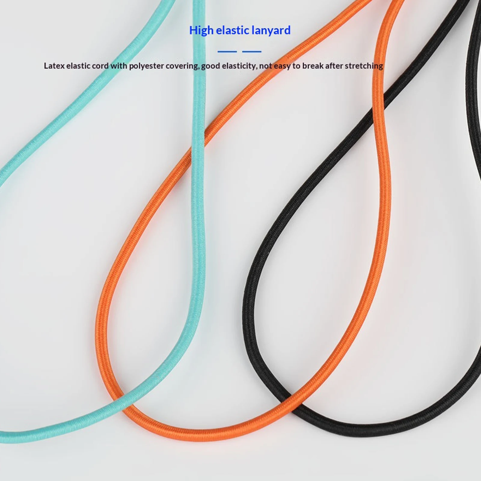 3pcs/10pcs Elastic Short Hanging Rope Anti-Loss Lanyard Cord Hand Wrist Strap Rope Cord for Bicycle Motorcycle Navigation Device