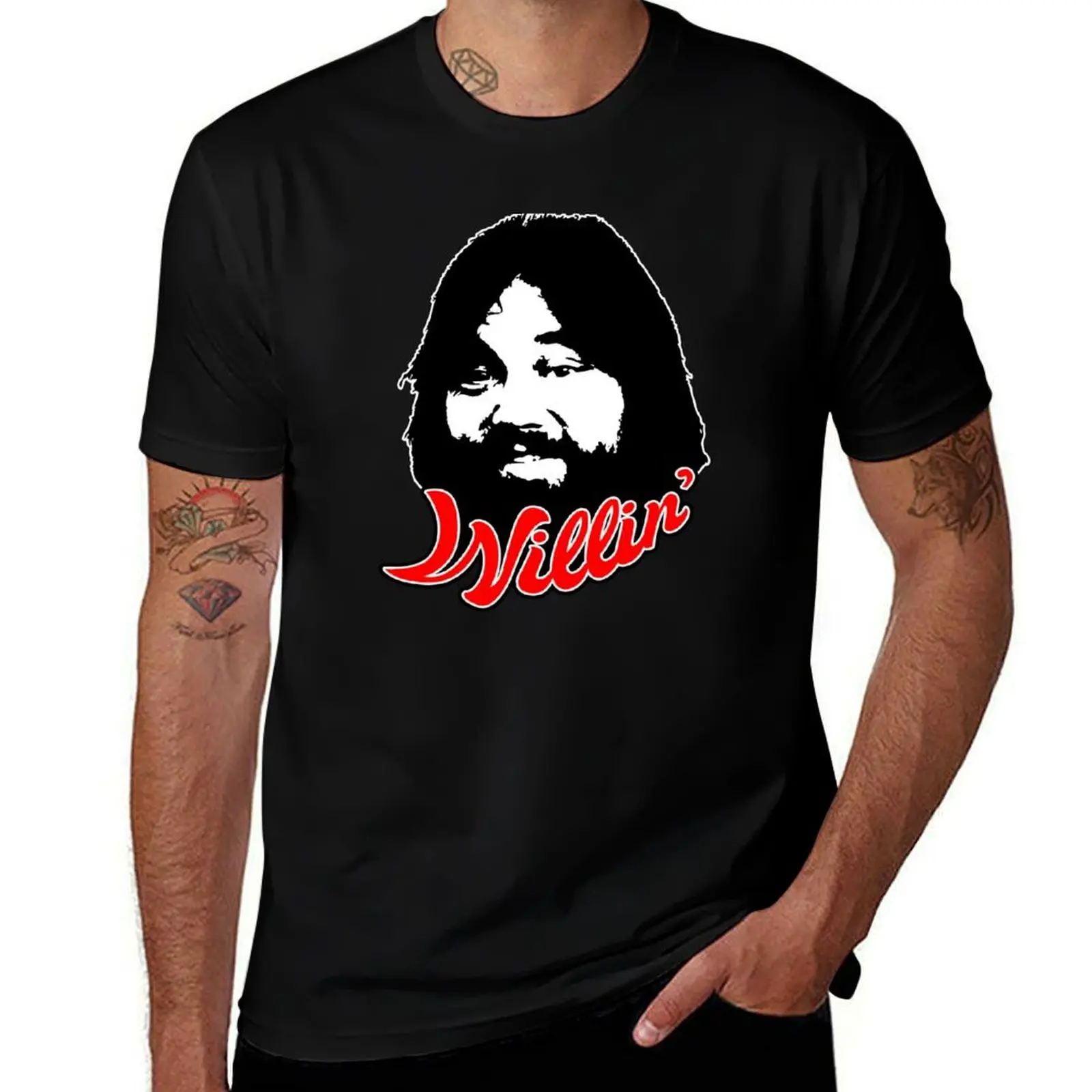 

LOWELL GEORGE. WILLIN'. T-Shirt street wear Funny t-shirts vintage clothes plain t shirts men
