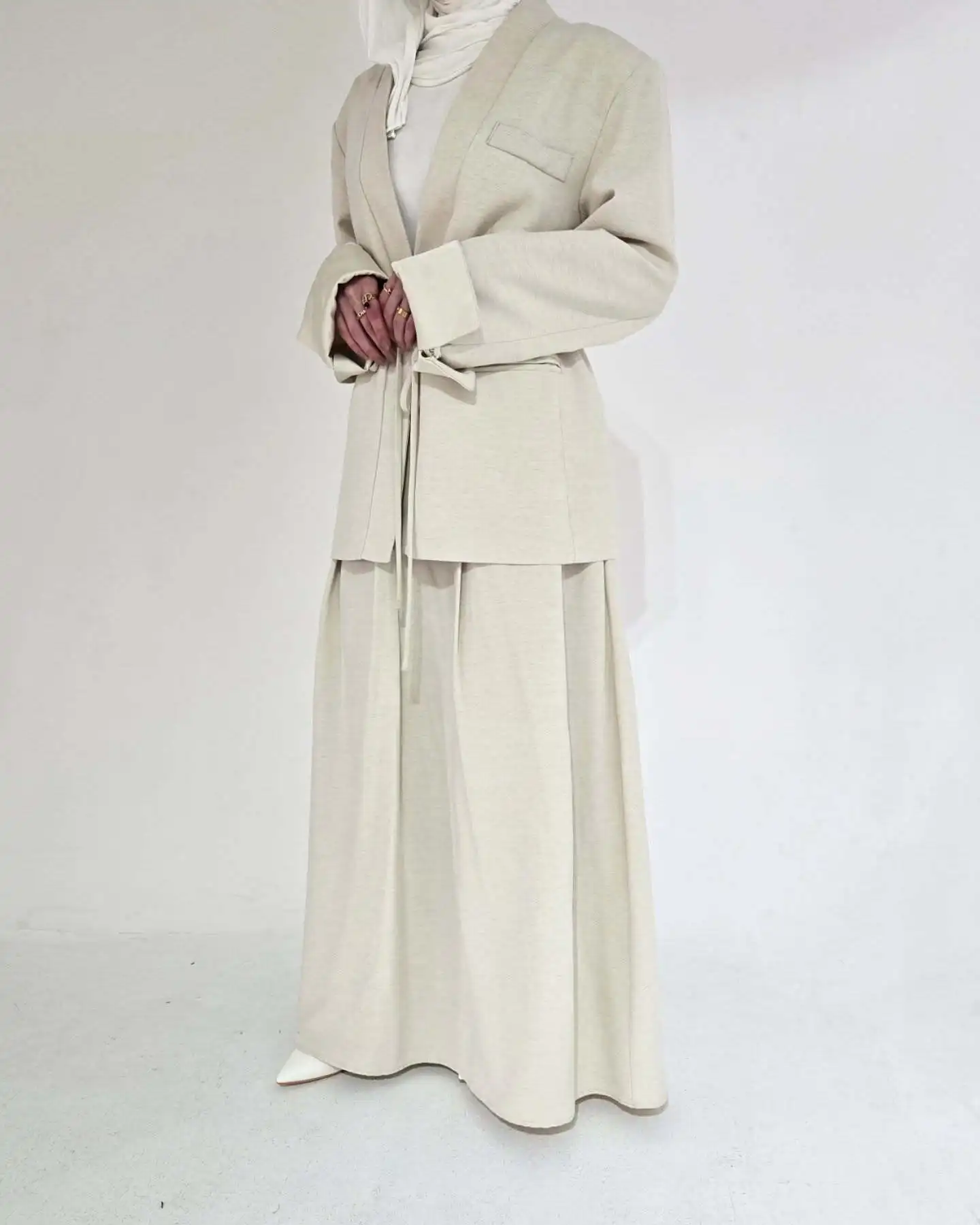 KWTX 2025 set abito da donna alla moda nuovo stile con cintura personalizzata per abbigliamento casual da ufficio e vestibilità versatile per tutti