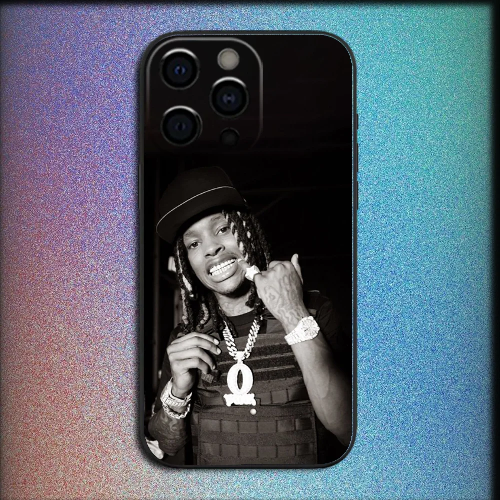 Raper K-King Von Phone Case For iPhone 16,15,14,13,12,11,Pro,X,XS,Max,XR,Plus,Mini Soft Black Cover