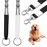 Dog Whistle with Lanyard Adjustable Ultrasonic Silent Dog Whistle Repeller Stop Barking Control for Dog Training