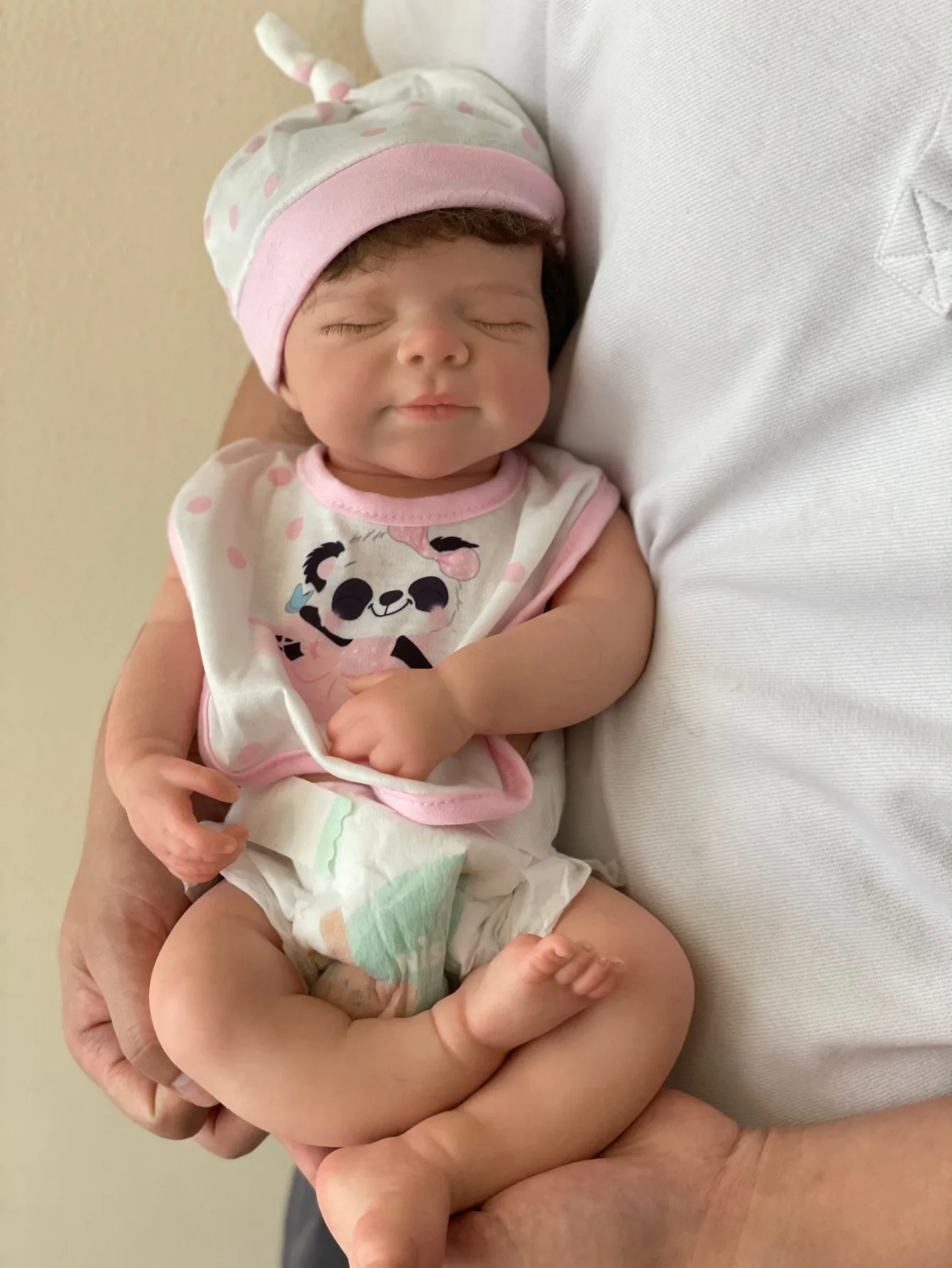 18 Inch Lifelike Pascale Full Body Silicone Bebe Reborn Doll Handmade Lifelike 3D Painted Skin Newborn Baby Doll