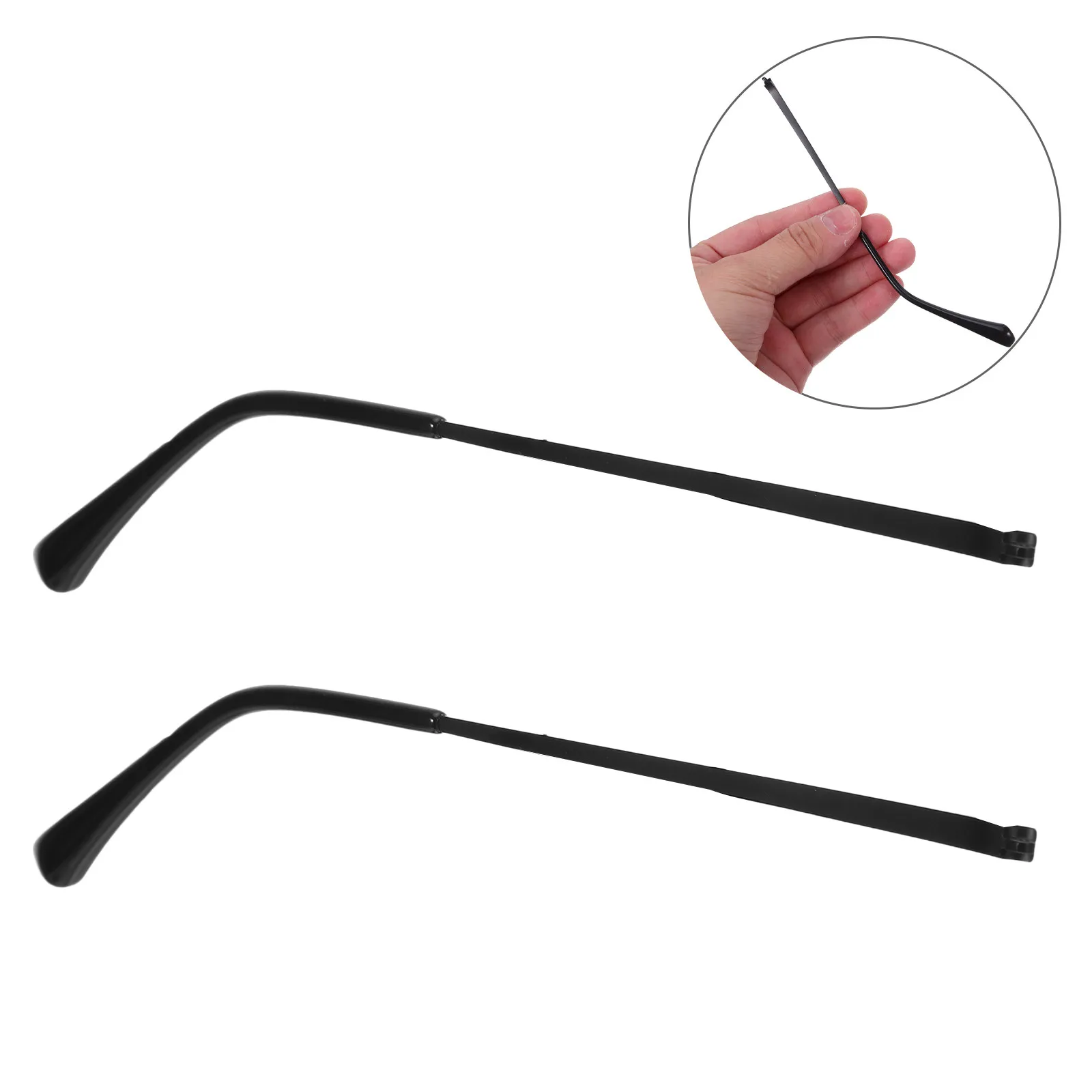 

1 пара сменных дужек для очков, розовое золото, прочные материалы, универсальные, легко устанавливаются, металлические дужки для ремонта очков