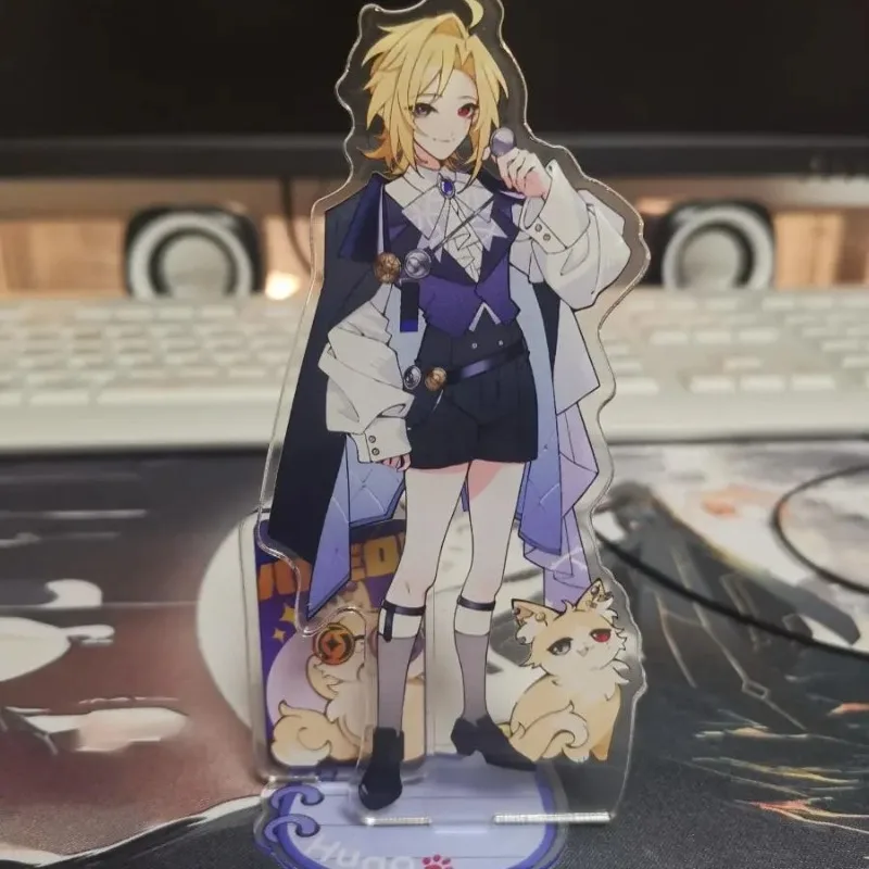 

Hugo Vlad Cosplay Game Zenless Zone Zero Figure Acrylic Stand Model Desk Display Decor Toy Standing Desktop Birthday Gift