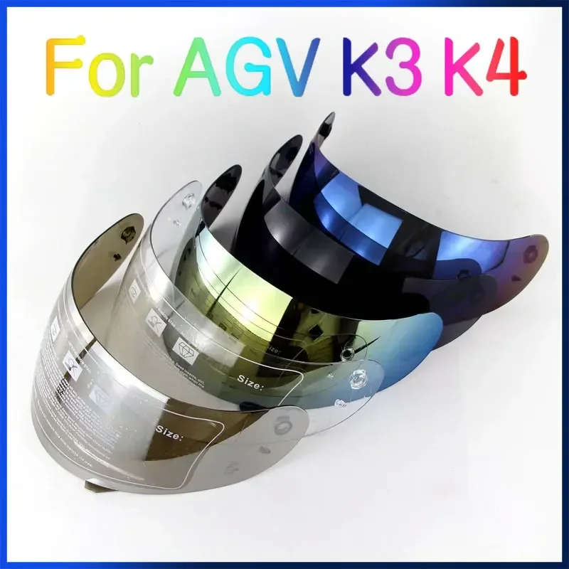 

Helmet Visor For AGV K3 K4 Casco Moto Accessories K3 Shield UV Protection K4 Full Face Helmet Lens Not applicable to k3 e2206