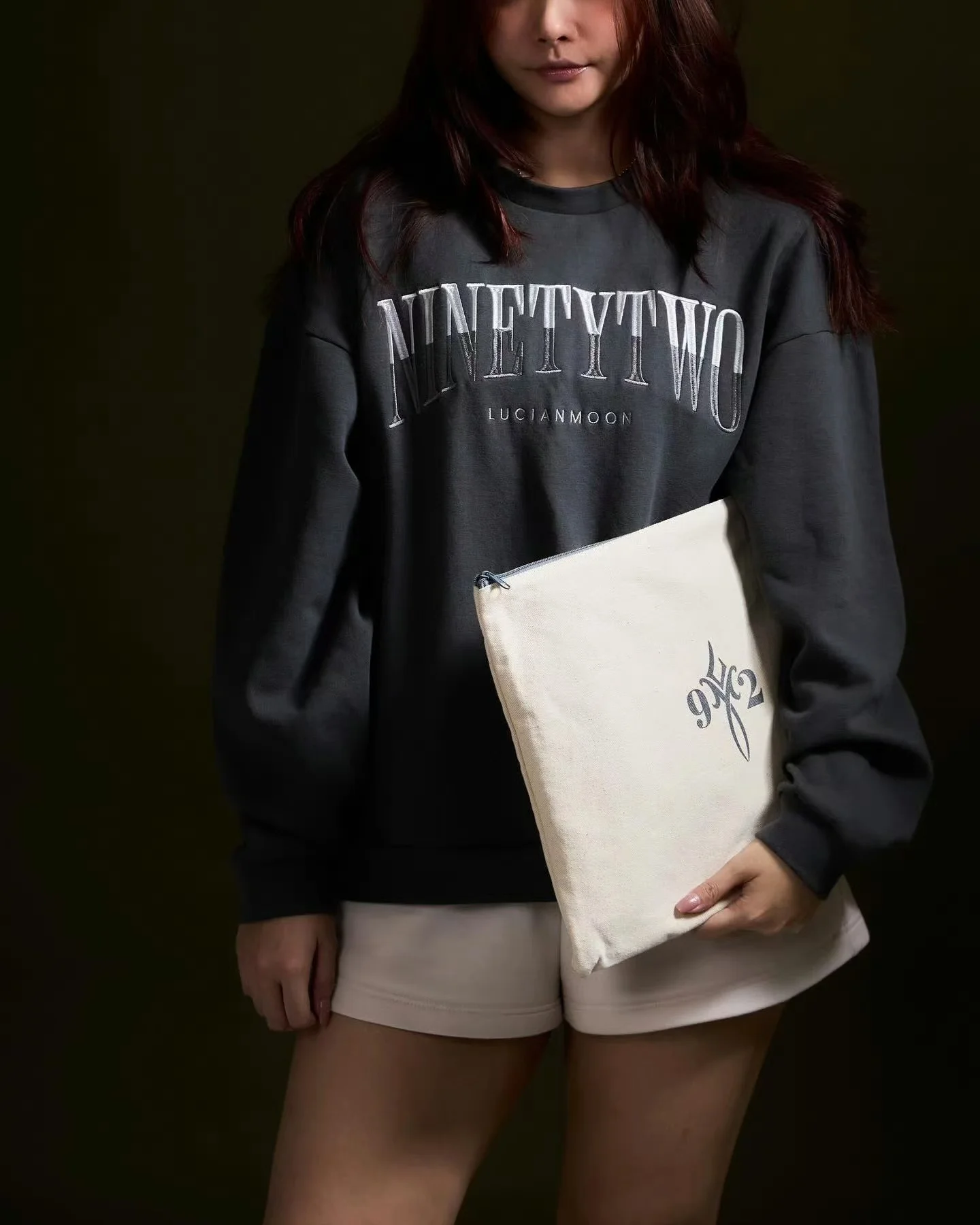 NEW FreenBecky Freen Sarocha 92 Series Hoodie White/Grey/Black