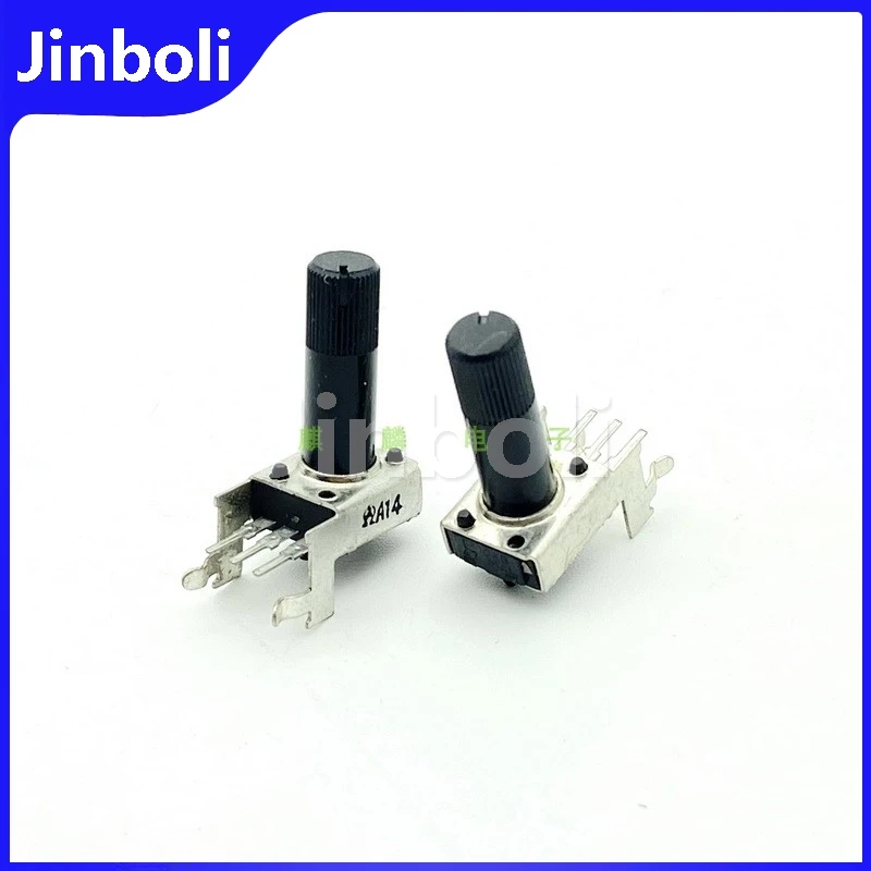 2 PZ RV09 Orizzontale 3 Pin Singolo B10K Amplificatore Audio Mixer Potenziometro Del Volume