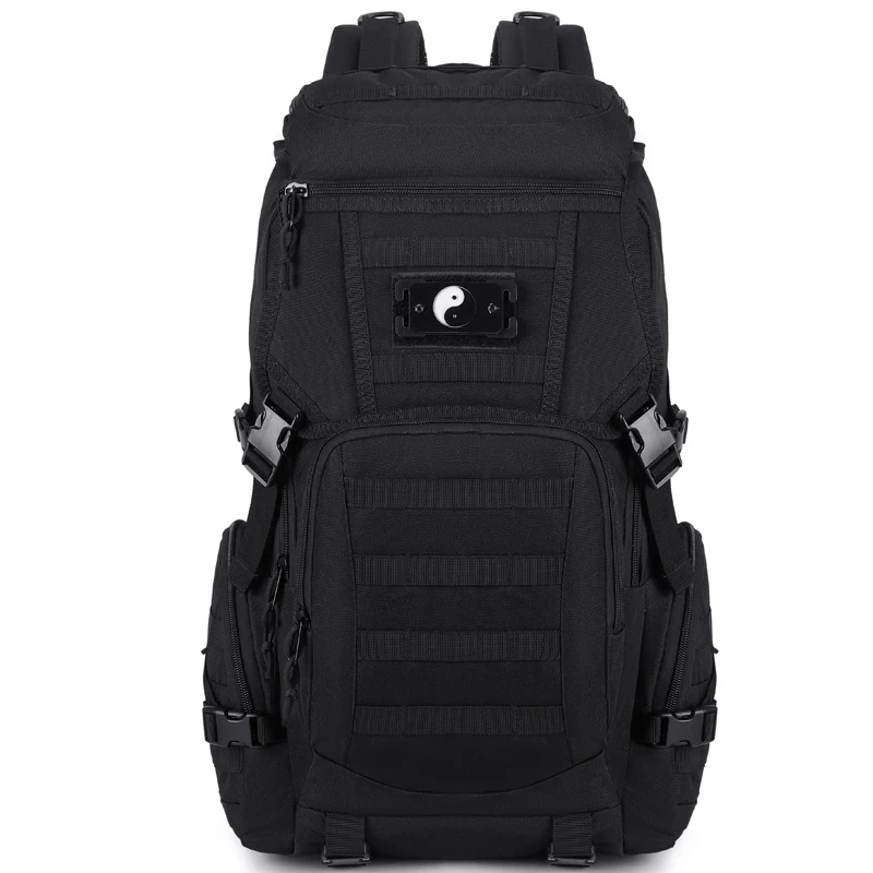 

Тактическая дорожная сумка из ткани Ox, большая емкость, мужская дорожная сумка для пешего туризма на большие расстояния, готовая дорожная сумка Che-In для приключений на открытом воздухе...