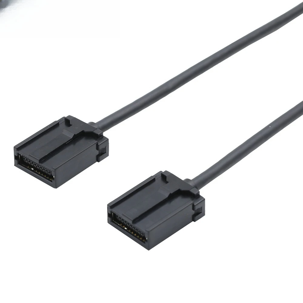 HDMI EM male to HDMI E TYPE male 19P 1.4V 4K black ABS shell car high definition cable