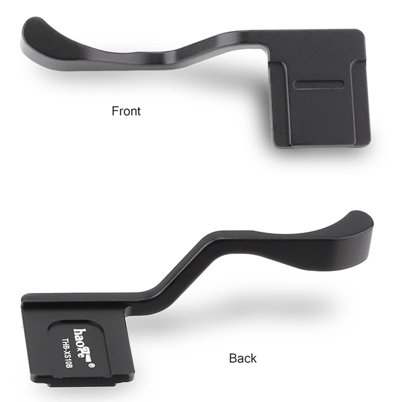 Haoge Metal Hot Shoe Thumb Up Rest Hand Grip for Fujifilm Fuji Fujinon XS20,Fuji X-S20,XS10,X-S10 Camera Accessories Black