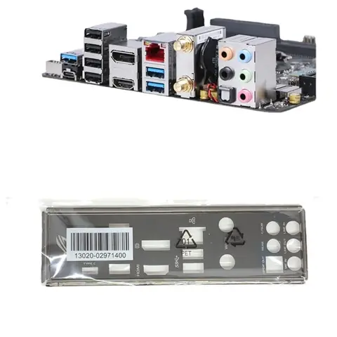 IO scudo piastra posteriore Blende staffa per ASUS STRIX Z270I GAMING STRIX Z370I GAMING Computer Chassis scheda madre Backplate I/O