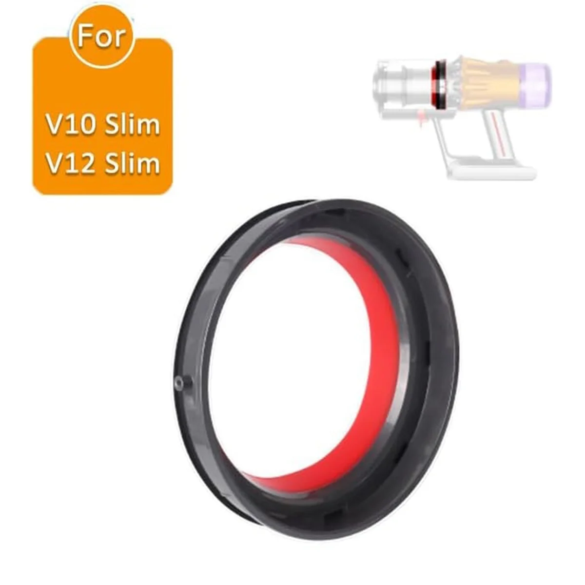 For V10 Slim V12 Digital Slim Dust Bin Bucket Top Fixed Sealing Ring Vacuum Cleaner Replacement Parts