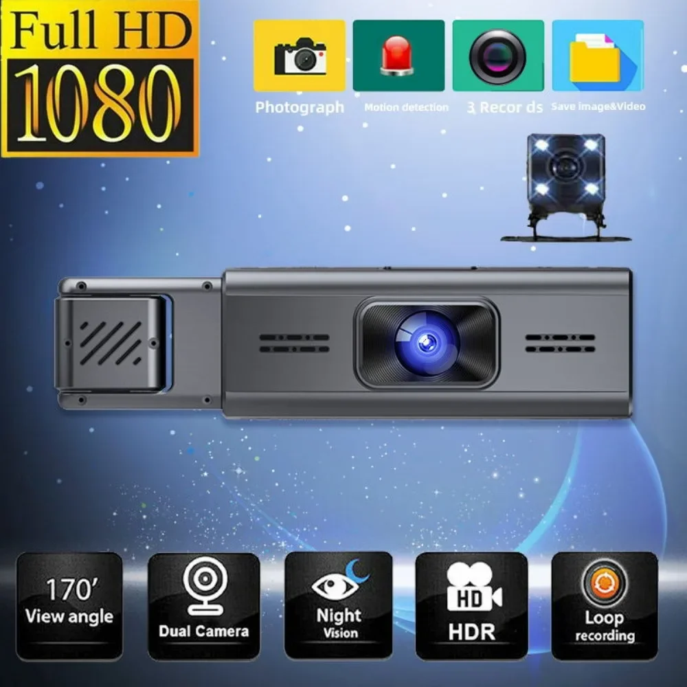 G66 3-lens Recording High Definition  3.16 “ Driving Recorder1080P Night Vision Device WIFI Car Mirror Video Car DVR&Dash Camera