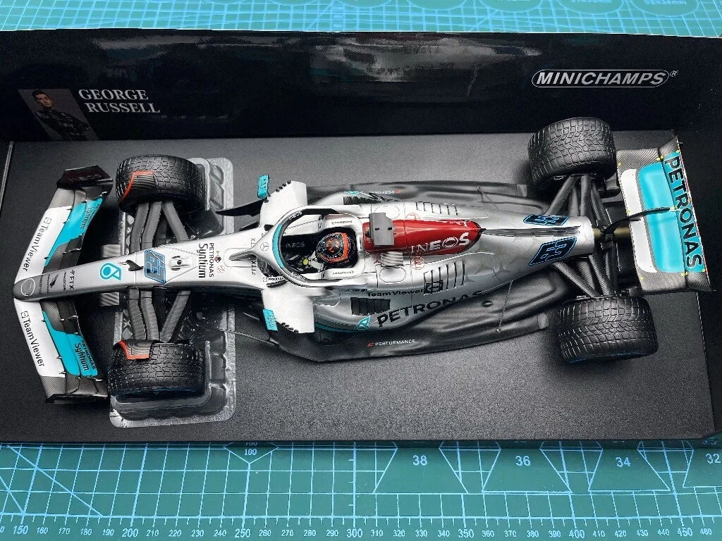 

Minichamps 1:18 F1 W13 Russell Monaco 2022 Simulation Limited Edition Resin Metal Static Car Model Toy Gift