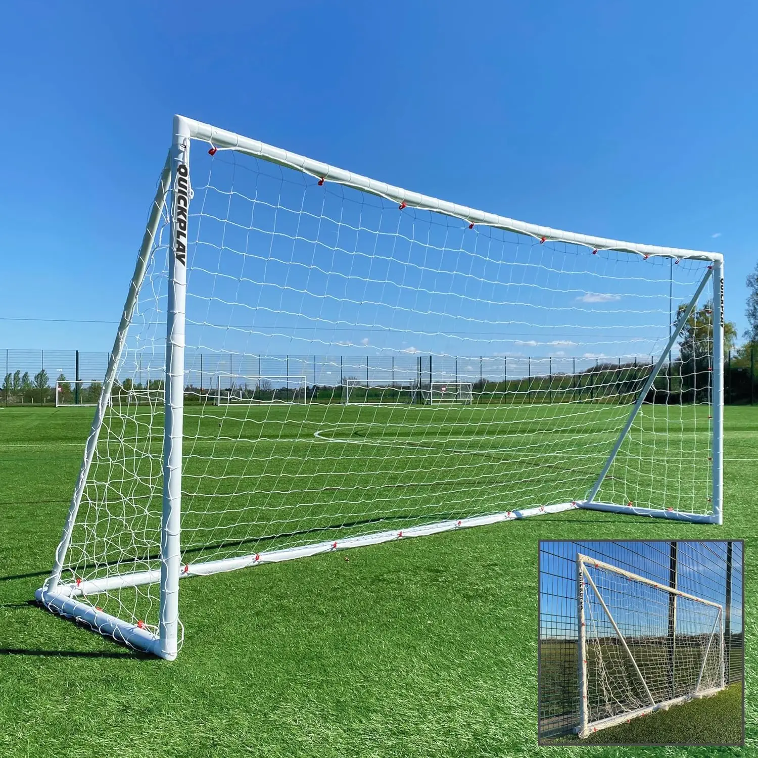 Soccer Goal | The 30 Second Folding Soccer Goal [Single Goal] The Best Weatherproof Soccer Net