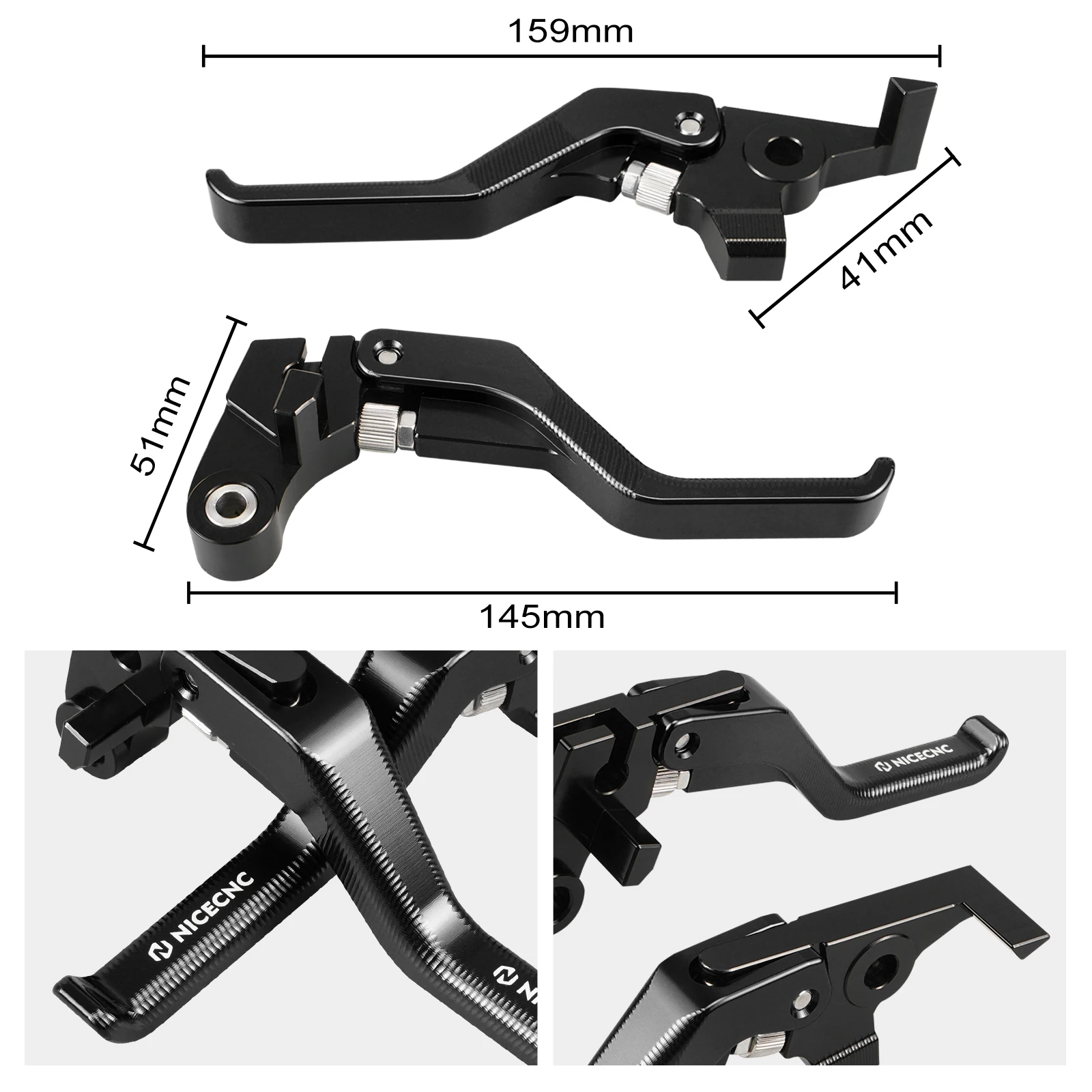 NICECNC For Yamaha Tenere 700 T700 2019-2024 Shorty Brake Clutch Lever Hand Lever Guard For Yamaha Tenere 700 Accessories - Image 4