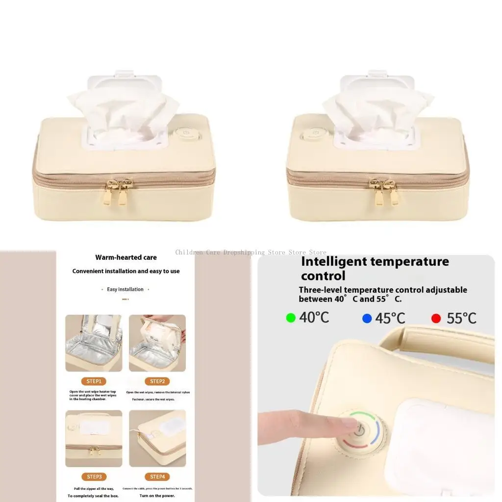 

Интеллектуальная ящик для нагревания контейнеров для детских влажных салфетков имеет 3 режима отопления и ежедневное компактных