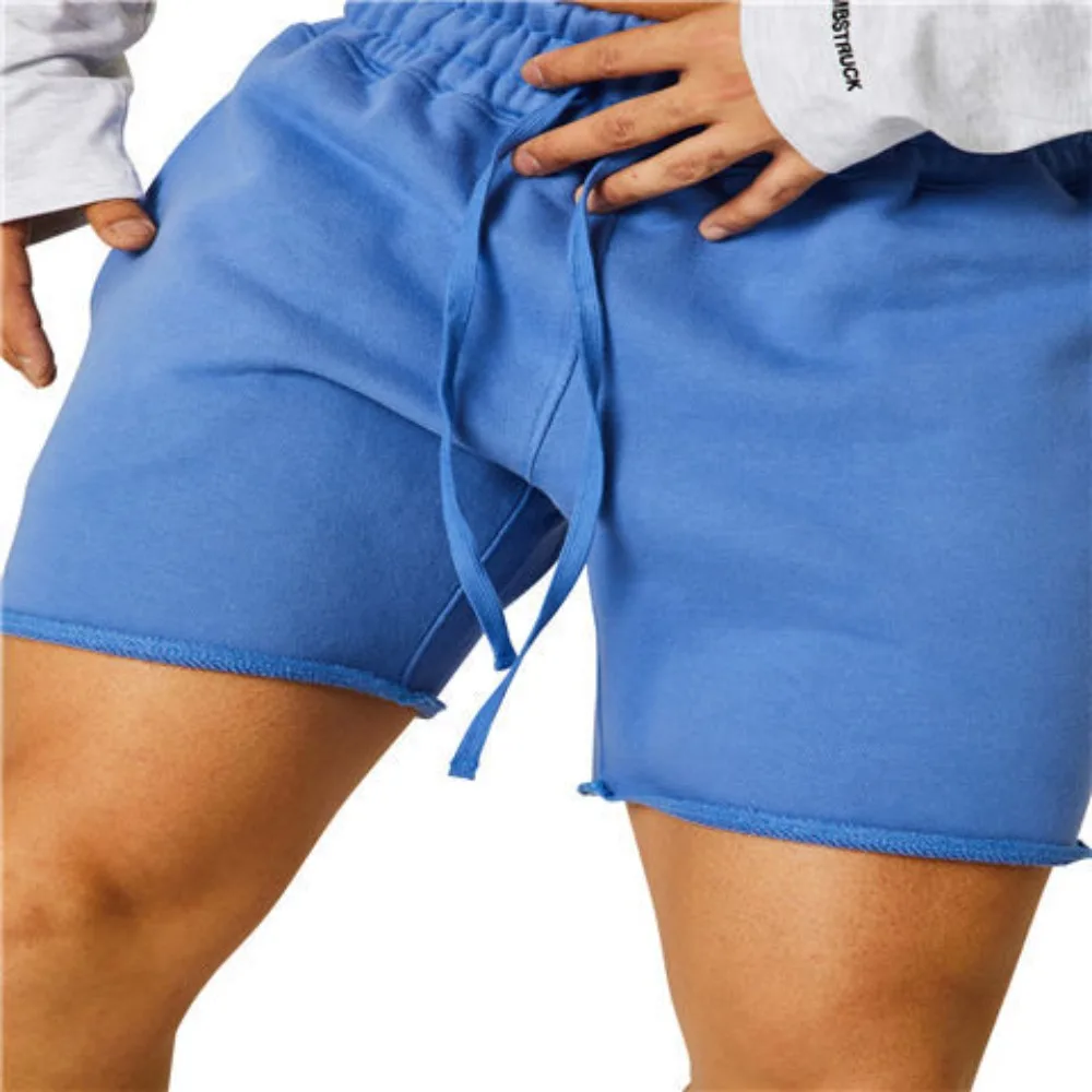 American Summer Casual Shorts Men\'s Open Crotch Outdoor Sex Pants Loose Plus Size Basketball Short Gym Fitness Jogger Sweatpants