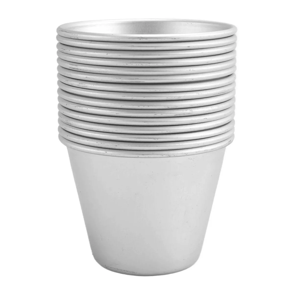 A24I 15 Pack Pudding Moulds, Non Stick Pudding Cups Egg Tart Mold,Sturdy Moulds for Making Sweet and Savoury Treats