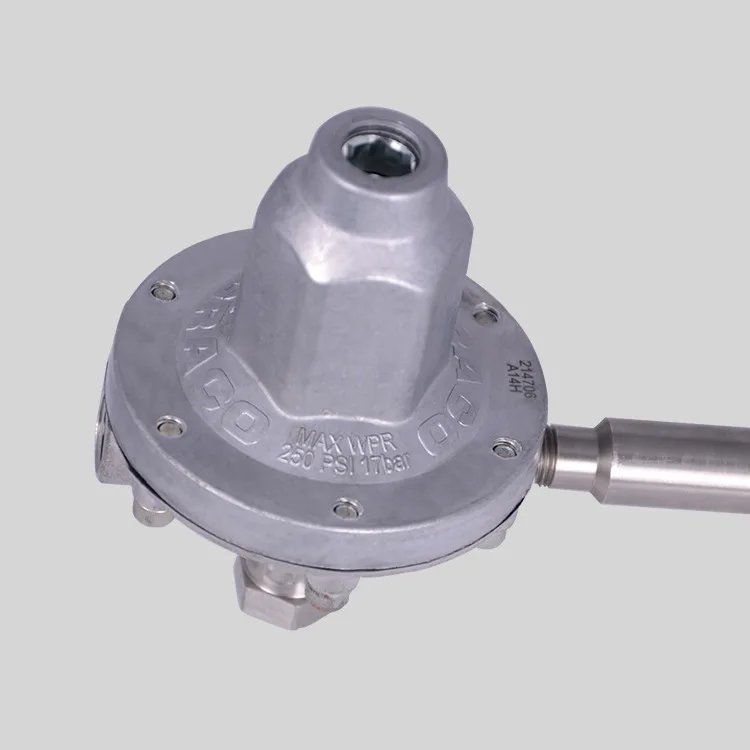 214706 stainless steel fluid regulator valve, manually adjusted pneumatic high flow valve