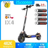 iScooter iX4 800W Foldable adult Electric Scooter Off-Road 15AH Battery 45KM/H 10 inch Scooter Kick Electric With App