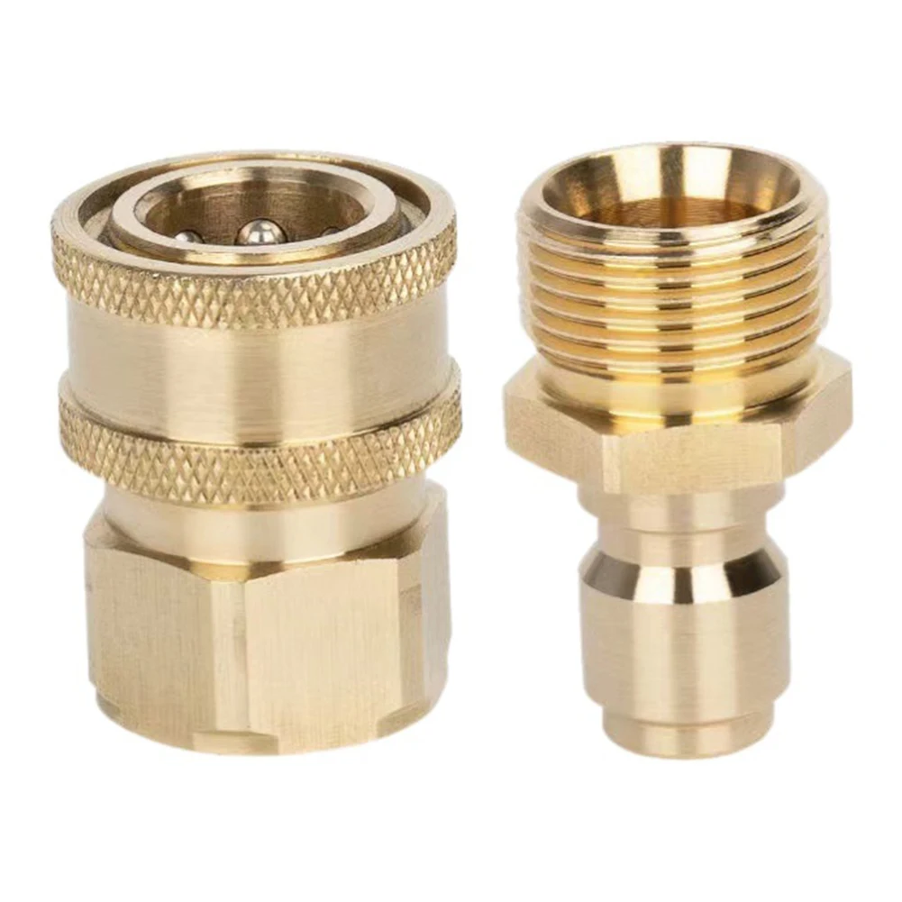 

Brass Connector High Pressure Washer Ball Bearing Design Heat And Pressure Resistant Pressure Washing Outdoor Cleaning