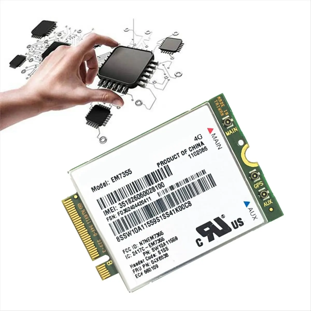 modulo-46h-cartao-em7355-wwan-antena-fru-04x6038-ngff-4g-para-thinkpad-x1-verde