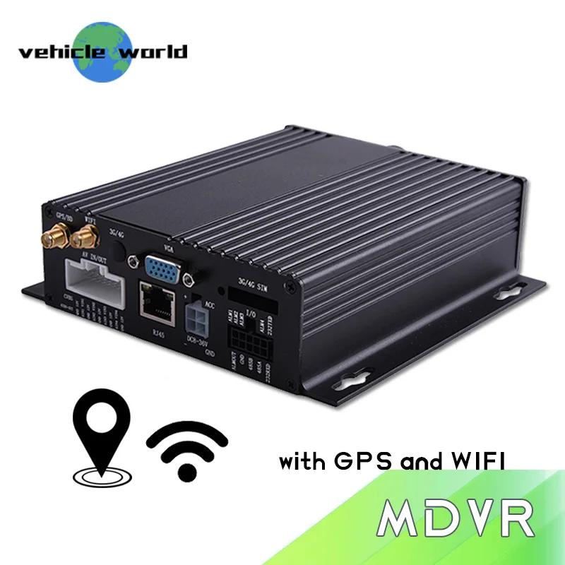 كاميرا مراقبة في الوقت الحقيقي ، جهاز DVR المحمول ، MDVR ، 4 قنوات ، AHD ، P ، GPS ، WiFi ، سيارة ، حافلة ، شاحنة ، سيارة أجرة ، H.264