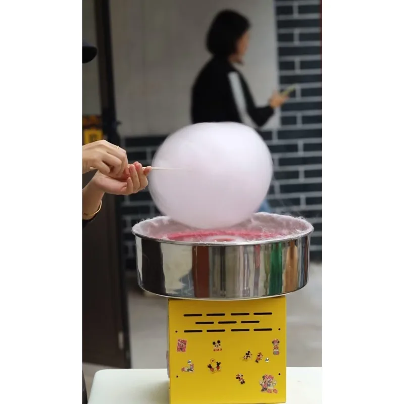 High Speed Cotton Candy Machine Commercial Electric Lightweight Belt Drive Floss Maker For Street Vendor Cart Mobile Business view 5