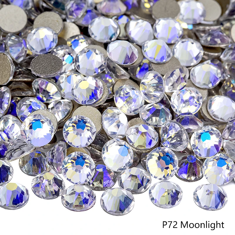 OL Diego SS10-SS30 Glitzerglas 2088 Strasssteine, Top-Qualität, nicht Hotfix, Diamant-Kunst,taw Kristalle für Kleidungsdekorationen – Detail 5