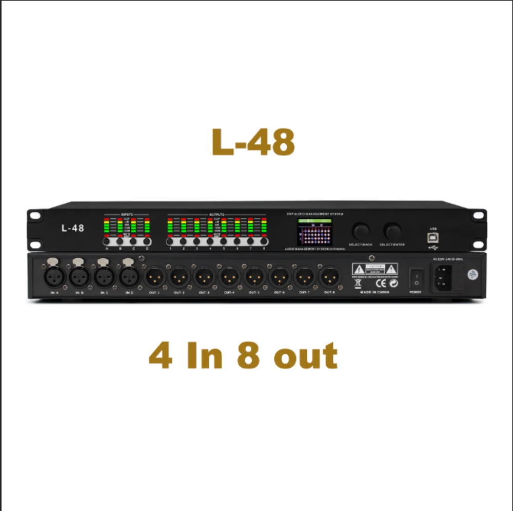 L48 Most Economic Audio Processor Dsp Digital Audio Processor Professional Processor Audio System Suppliers